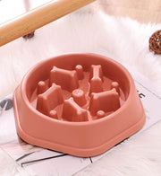 ペット用食器 フードボウル 餌入れ 犬用 猫用 エサ入れ 骨型 早食い防止 丸飲み防止 ペット用品 滑り止め付き 餌皿 エサ皿 スローフード 肥満予防 ダイエット イヌ用 ネコ用