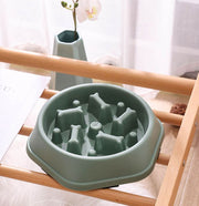 ペット用食器 フードボウル 餌入れ 犬用 猫用 エサ入れ 骨型 早食い防止 丸飲み防止 ペット用品 滑り止め付き 餌皿 エサ皿 スローフード 肥満予防 ダイエット イヌ用 ネコ用