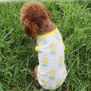 ドッグウェア ペットウェア タンクトップ 犬の服 犬服 猫の服 キャットウェア 洋服 ペット用品 小型犬 トップス 袖なし ノースリーブ 薄手 ベスト プリント ウサギ パイナップル フラミンゴ クマ ユニコーン お散歩 お出かけ おしゃれ かわいい デイリー 普段使い いぬ 猫 ねこ