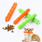 犬用おもちゃ 噛むオモチャ ラバートイ スティック 棒 ドッグ ペットトイ 玩具 デンタルケア 歯磨き 歯石予防 突起 運動不足 ストレス解消 歯の健康