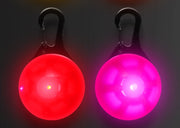 首輪用チャーム 単品 首輪アクセサリー ペット用アクセサリー LEDライト 光る チャーム 電池式 犬 ドッグ 散歩 夜間 球 丸 ラウンド ペット用品 ペットグッズ