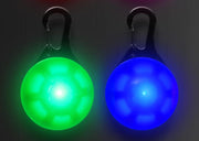 首輪用チャーム 単品 首輪アクセサリー ペット用アクセサリー LEDライト 光る チャーム 電池式 犬 ドッグ 散歩 夜間 球 丸 ラウンド ペット用品 ペットグッズ