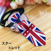 ネクタイ ペット用品 ペットグッズ チョーカー 犬 イヌ ドック 猫 ネコ キャット 調節可 鈴付き おしゃれ ヒョウ柄 かわいい 水玉 スター ハート 散歩