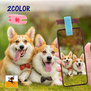 クリップ ペット用品 犬 イヌ DOG 猫 ネコ CAT カメラ目線 写真 撮影 自撮り わんちゃん ねこちゃん 取り外し簡単
