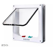 ペットドア 後付け キャットドア 猫ドア ネコ 犬 イヌ 引き戸用 DIY 取り付け 扉 ボタン操作 省エネ 暖房 冷房 出入り自由 スイングドア ブラシ付き 静音 マグネット 磁石 薄型 壁 ドア セルフ ペット用品 ペットグッズ シンプル スマート 開閉コントロール 白 茶 黒