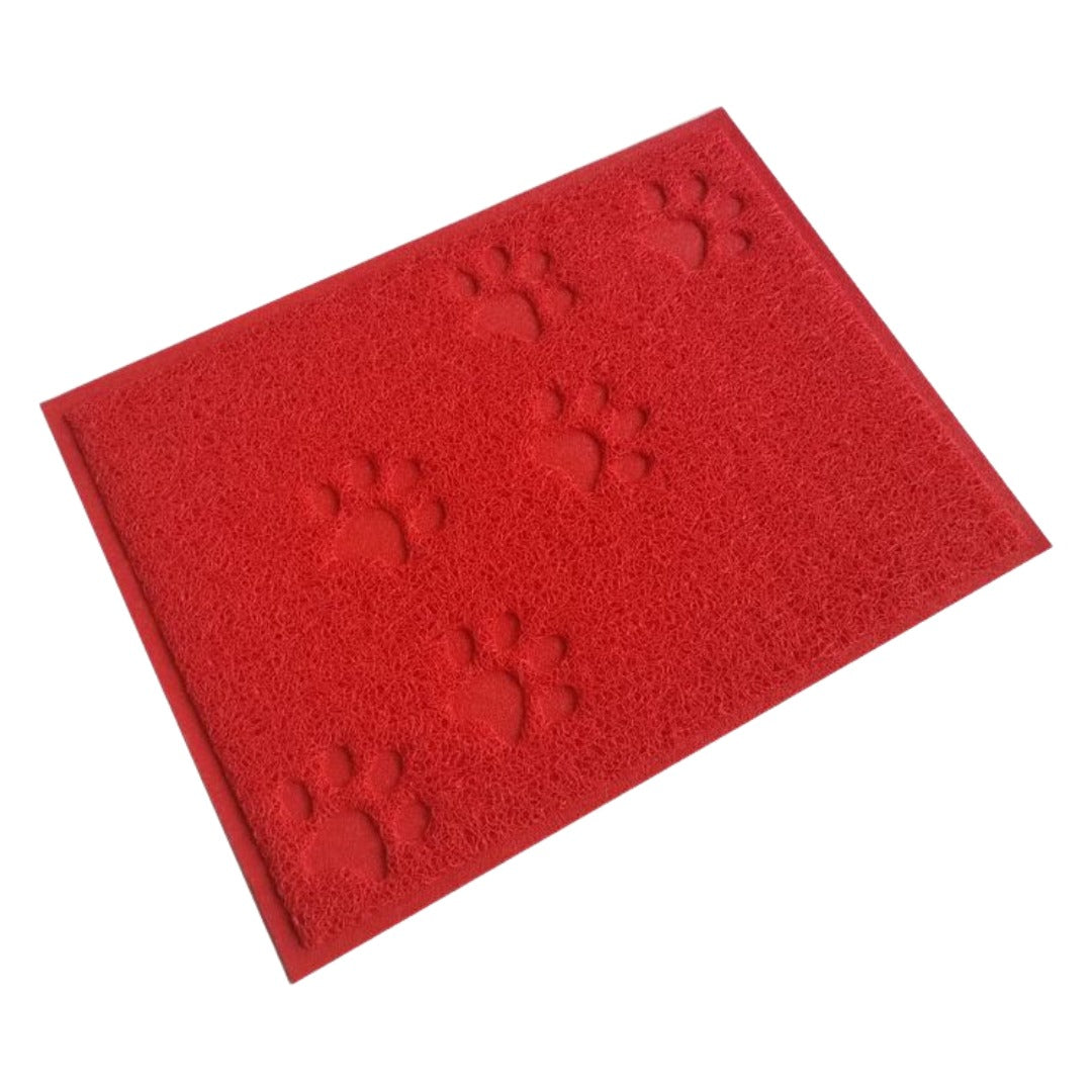 砂取りマット トイレマット 長方形 30×40cm 足跡 猫砂キャッチャー 猫砂マット 猫グッズ 猫トイレ用品 ペットマット 飛び散り防止 散らかし防止 猫砂飛散防止 おしゃれ かわいい 足あと ねこ ネコ インテリア