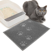 砂取りマット トイレマット 長方形 30×40cm 足跡 猫砂キャッチャー 猫砂マット 猫グッズ 猫トイレ用品 ペットマット 飛び散り防止 散らかし防止 猫砂飛散防止 おしゃれ かわいい 足あと ねこ ネコ インテリア