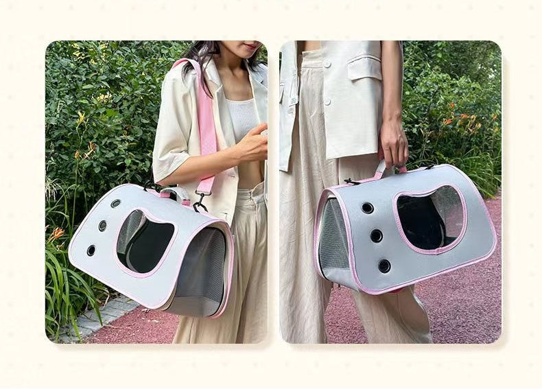 ペットキャリーバッグ 猫 小型犬 2WAY ショルダーバッグ ペット用品 商品画像3