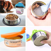 ペット用缶詰保存フタ 缶詰の蓋 保存カバー シリコン製 犬缶 猫缶 餌 エサ ペット用品 キャップ ふた 一時保存 保管 3サイズ対応 フードストッカー いぬ イヌ ねこ ネコ