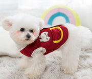 ドッグウェア ペットウエア ベスト トップス 犬の服 犬服 猫服 ウサギ ポケット パイピング かわいい 袖なし スナップボタン ノースリーブ 秋 冬 防寒 カジュアル おしゃれ 犬用 小型犬 中型犬 ペット用品 お出かけ お散歩 ペットグッズ ワンちゃん S M L XL 2XL