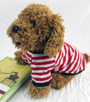 ドッグウェア 犬服 Tシャツ ペット用 小型犬 犬 猫 半袖 カットソー 洋服 ボーダー柄 プルオーバー カジュアル 薄手 春夏 プリント パイピング シンプル おしゃれ お洒落 中型犬 いぬ イヌ DOG ねこ ネコ キャット CAT ギフト 贈り物 お散歩 お出かけ 秋