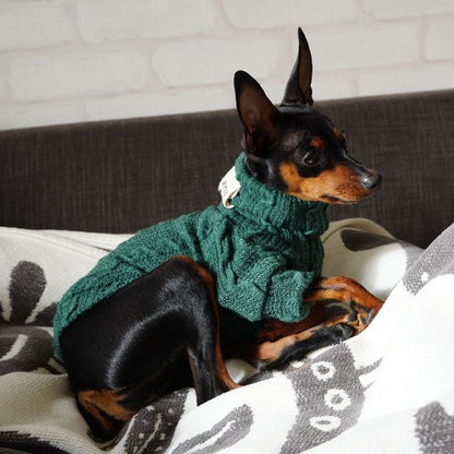 ペットウエア ケーブルニット セーター 犬 猫 小型犬 商品画像3