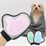 ペット用ブラシ グルーミングブラシ 右手用 片手用 犬 猫 グローブ 手袋 ブラッシング お手入れ ペット用品 ペットケア 毛玉除去 抜け毛取り 抜け毛対策 いぬ イヌ ねこ ネコ