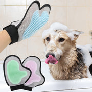 ペット用ブラシ グルーミングブラシ 右手用 片手用 犬 猫 グローブ 手袋 ブラッシング お手入れ ペット用品 ペットケア 毛玉除去 抜け毛取り 抜け毛対策 いぬ イヌ ねこ ネコ
