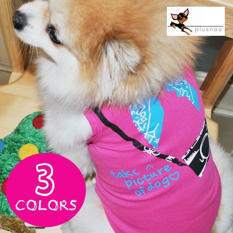 犬服 ドッグウェア ドッグウエア プリントTシャツ ノースリーブ タンクトップ 商品画像