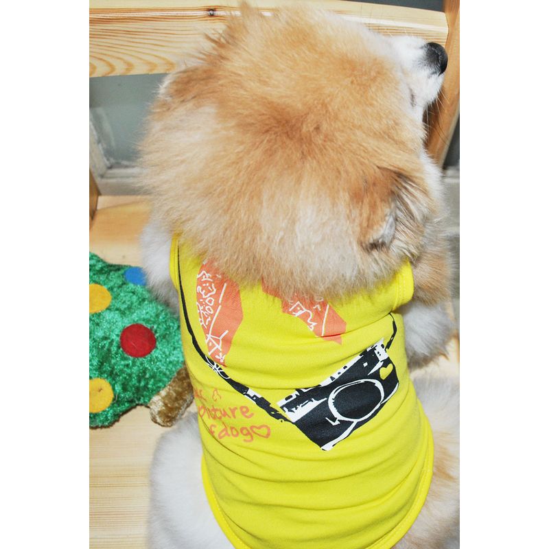 犬服 ドッグウェア ドッグウエア プリントTシャツ ノースリーブ タンクトップ 商品画像2
