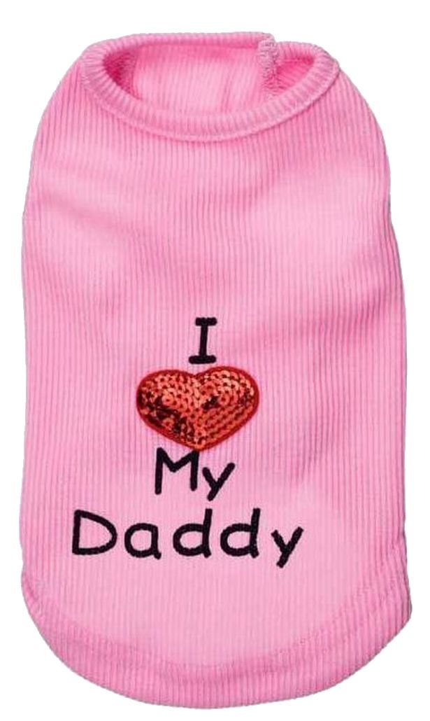 ペット用 犬用 洋服 ドッグウエア プルオーバー 袖なし ピンク【Daddy】 バリエーション画像