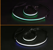 ペット用首輪 カラー 単品 犬 いぬ ペット ワンタッチバックル 充電式 USB 光る リチウム メッシュ おしゃれ シンプル 夜間 散歩 お出かけ 迷子防止 小型犬 中型犬 カラバリ豊富