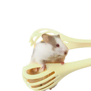 ハムスタークリップ ペット用 ペットキャッチャー 小動物用品 噛み付き防止 ケージ 清掃 移動 ハムスター リス チンチラ カメ