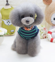 ペットウェア ドッグウェア 犬の服 猫の服 タンクトップ 袖なし ボーダー 英字ロゴ ペット用品 犬用 猫用 洋服 プルオーバー ワンポイント刺繍 散歩 外出 お出掛け 汚れ対策 カジュアル おしゃれ いぬ ねこ S M L XL 2XL