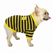 ペットウエア ドッグウエア 犬の服 ペット用 犬用 Ｔシャツ カットソー ボーダー ストライプ 袖あり シンプル かわいい おしゃれ