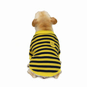 ペットウエア ドッグウエア 犬の服 ペット用 犬用 Ｔシャツ カットソー ボーダー ストライプ 袖あり シンプル かわいい おしゃれ