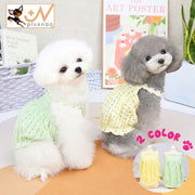 ドッグウェア ペットウェア キャミソール型 小型犬 犬服 いぬ用 バルーン チェック 花  フラワー かわいい お出掛け お散歩 袖なし