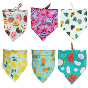 ペット用バンダナ スタイ スカーフ ビブ よだれかけ 首飾り 猫用 犬用 ペット用アクセサリー フルーツ柄 レモン パイナップル ドラゴンフルーツ おしゃれ 可愛い かわいい お出かけ 外出 ペットグッズ 猫グッズ キャット ネコ ドッグ イヌ ペット用品