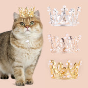 ペット用ヘッドアクセサリー ヘッドバンド 王冠 クラウン 猫 犬 ペット用品 パール調 おめかし お出掛け 記念日 誕生日 ハロウィン イベント パーティ コスプレ 可愛い エレガント