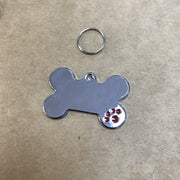 首輪用チャーム 2個セット ペット用品 ペンダント 犬用 吊り下げ ホネ型 骨型 ボーン型 可愛い おしゃれ 首輪アクセサリー いぬ イヌ