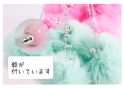 猫じゃらし 猫用おもちゃ ポンポン 鈴付き ネコ ねこ ペット用品 ペットグッズ 猫用品 猫グッズ 猫玩具 もふもふ ボール