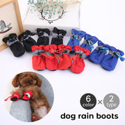ドッグシューズ レインブーツ レインシューズ 犬用靴 犬用品 ペット用品 小型犬 雨靴 雨具 ノーマル 裏起毛 滑り止め付き 反射テープ 防寒対策 ペットグッズ 雨天 お散歩 おしゃれ かわいい シンプル くつ クツ いぬ イヌ