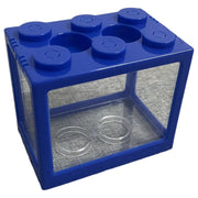 ミニ水槽 金魚水槽 ブロック風 ペット用品 ペットグッズ アクアリウム メダカ 熱帯魚 金魚 カラバリ豊富 おしゃれ かわいい インテリア ディスプレイ ビルディング オフィス リビング