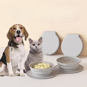 ペット用食器 フードボウル 折り畳み式 カラビナ付き シリコン製 散歩 旅行 犬 猫 イヌ ネコ 早食い防止 嘔吐防止 食器 お皿 餌皿 ポータブル 持ち運び 水入れ ウォーターボウル 丸洗い お手入れ簡単 お出かけ キャンプ ピクニック 花見