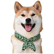 ペット用 スカーフ バンダナ アクセサリー 犬 猫 首飾り ゴム 簡単装着 唐草模様 リボン 散歩 おめかし かわいい おしゃれ