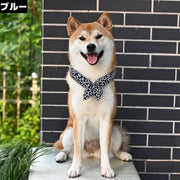ペット用 スカーフ バンダナ アクセサリー 犬 猫 首飾り ゴム 簡単装着 唐草模様 リボン 散歩 おめかし かわいい おしゃれ