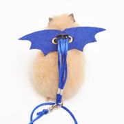 ハムスター用ハーネスリード ペット用品 小動物 ハーネス リード ロープ 羽 悪魔 デビル かわいい おしゃれ 牽引紐 ハムスター コスプレ ハロウィン イベント 撮影 写真