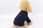 ペット用 犬の服 フリース 洋服 Ｄカンつき 無地 カジュアルデザイン ペットウェア 超小型犬 小型犬 中型犬 大型犬 猫 ワンちゃん ネコちゃん シンプルデザイン