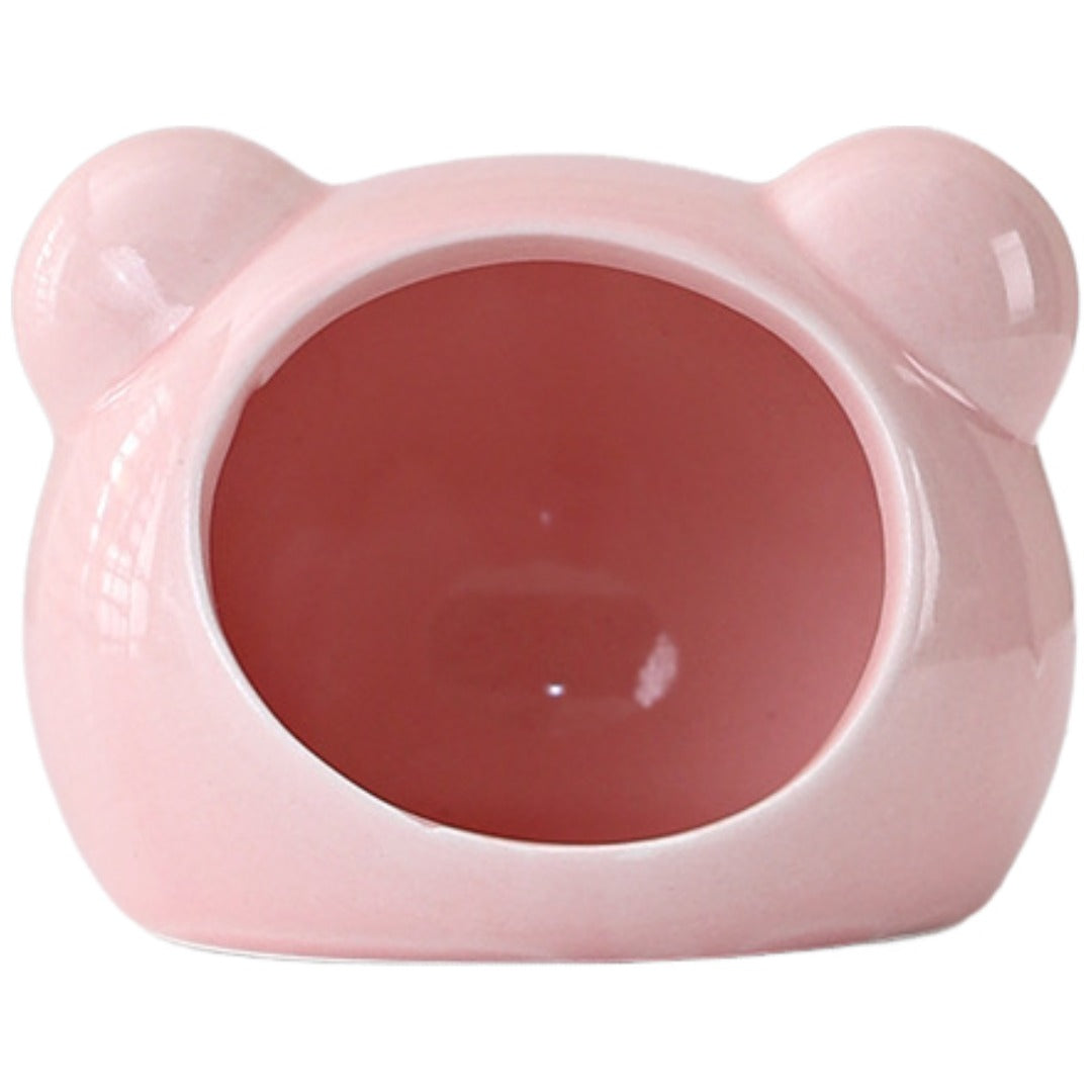 小動物用ハウス ハムスターハウス 寝床 おうち ハウス 小屋 ハムスター 陶器 冷たい ペット用品 小動物用品 隠れ家 おしゃれ 丸型 かわいい 耳付き