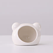 小動物用ハウス ハムスターハウス 寝床 おうち ハウス 小屋 ハムスター 陶器 冷たい ペット用品 小動物用品 隠れ家 おしゃれ 丸型 かわいい 耳付き