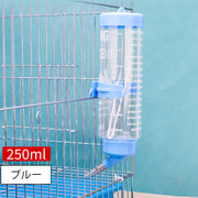 小動物用給水器 ウォーターボトル 250ml 水やり 水飲みボトル ペット用品 ケージ取り付け ハムスター モルモット ペットグッズ 簡単設置 シンプル コンパクト 省スペース