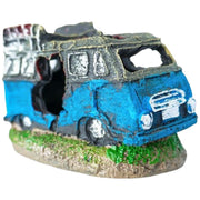 水槽用 オブジェ アクアリウム オーナメント 樹脂製 自動車 バス トラック 残骸 装飾 置き物 熱帯魚 隠れ家 水族館 造景
