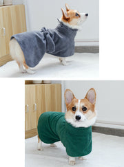 犬用バスローブ ガウン ペット用品 小型犬 中型犬 大型犬 わんちゃん用 犬用品 ペットタオル 犬用タオル シャワー お風呂 水浴び 散歩