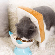 エリザベスカラー 猫用 犬用 食パン型 トースト ペット用品 ペットグッズ ケア用品 傷舐め防止 ひっかき防止 傷口保護 術後 介護 皮膚病 かわいい キャット ドッグ 犬 小型犬 ネコ ねこ