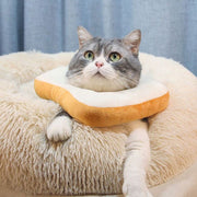エリザベスカラー 猫用 犬用 食パン型 トースト ペット用品 ペットグッズ ケア用品 傷舐め防止 ひっかき防止 傷口保護 術後 介護 皮膚病 かわいい キャット ドッグ 犬 小型犬 ネコ ねこ