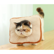 エリザベスカラー 猫用 犬用 食パン型 トースト ペット用品 ペットグッズ ケア用品 傷舐め防止 ひっかき防止 傷口保護 術後 介護 皮膚病 かわいい キャット ドッグ 犬 小型犬 ネコ ねこ