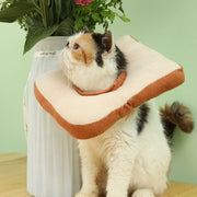 エリザベスカラー 猫用 犬用 食パン型 トースト ペット用品 ペットグッズ ケア用品 傷舐め防止 ひっかき防止 傷口保護 術後 介護 皮膚病 かわいい キャット ドッグ 犬 小型犬 ネコ ねこ