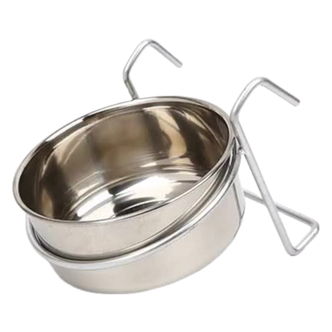 ペット用食器 フードボウル ケージ用 ペット用 犬用品 猫用品 食器 皿 フック ステンレス フードボール ウォーターボウル 取り付け エサ入れ 餌入れ 水入れ