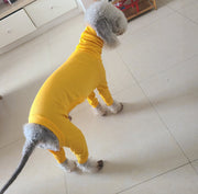 ドッグウェア ロンパース イタリアン グレーハウンド イタグレ服 ロングスリーブ タートルネック リブ スリムフィット 犬服 ペット用品 小型犬 つなぎ カバーオール おしゃれ かっこいい 首が長い スリムボディーな犬種用 S M L XL 2XL 3XL 4XL 5XL グレー イエロー レッド ブラック