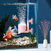 水槽用エアレーション エアストーン エアーレーション エアーストーン バブルストーン 熱帯魚 金魚 吸盤付き シンプル 水槽 アクアリウム 酸素供給 ペット用品 白 ピンク 緑